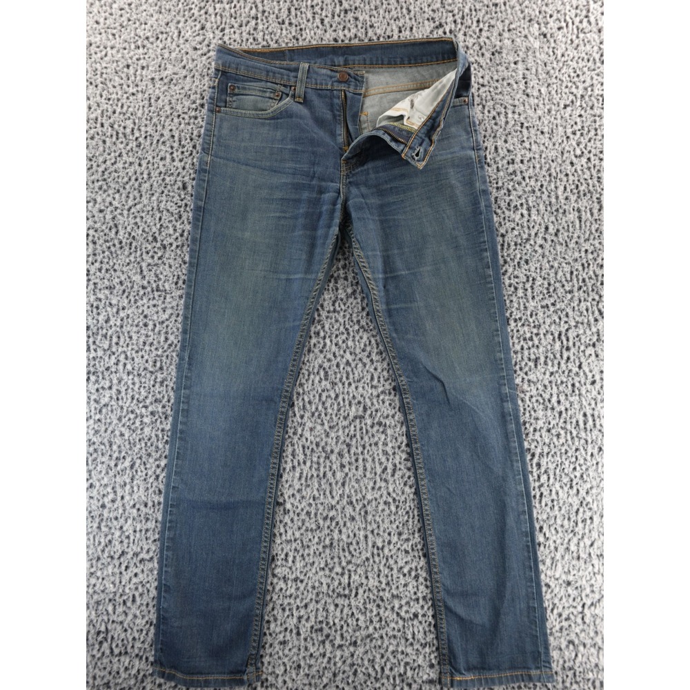 Levis 511‎ Slim Fit Jeans Mens 32x32 Medium Wash Blue Denim Tapered Leg